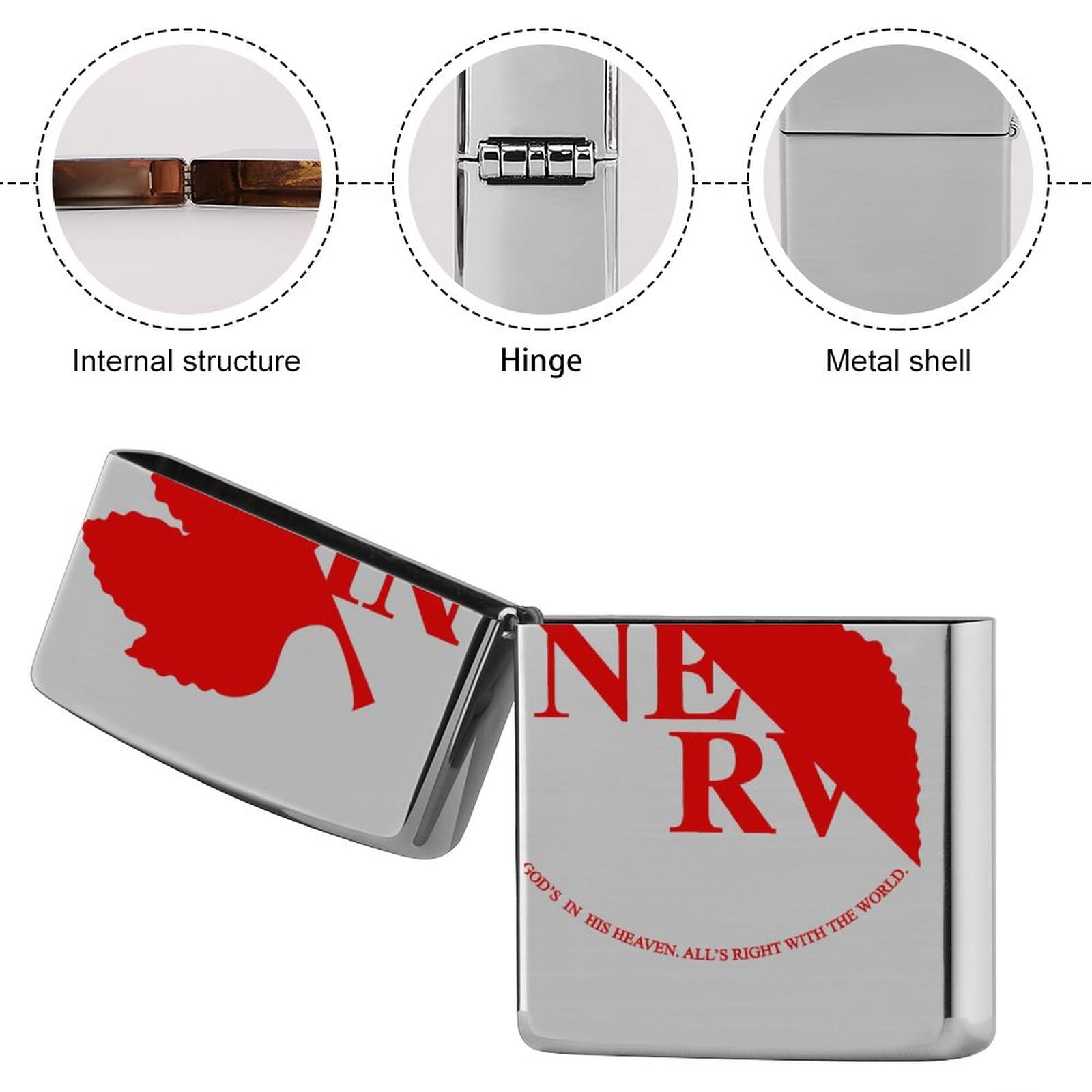 Amazon.co.jp: ジッポライターカバー 新世紀エヴァンゲリオン Zippo