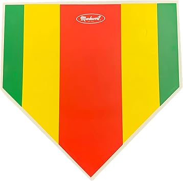 Markwort Strike Zone Training Home Plate Red