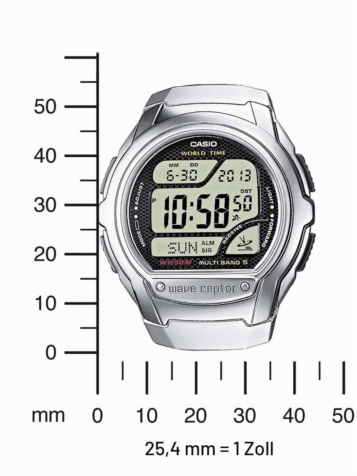 Casio Wave Ceptor Funkuhr WV-58DE-1AVEG, WV-58DE-1AVEF