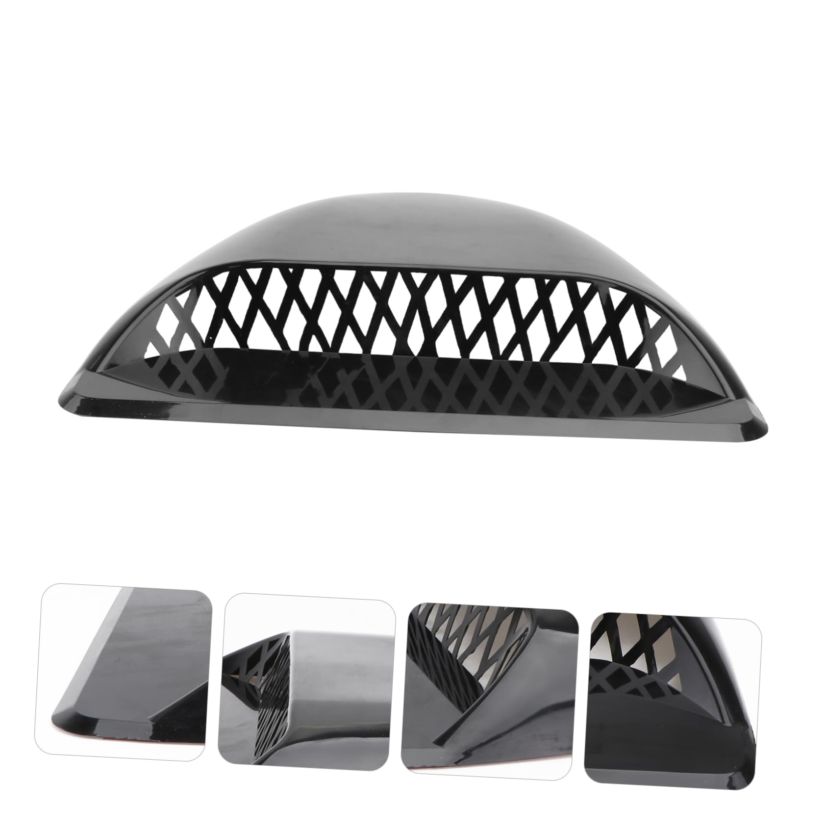 Beatifufu Car Air Flow Vent Decoration Engine Hood Ornament for Improved Air Distribution Easy Installation High Strength Safe Durable Auto Accessory