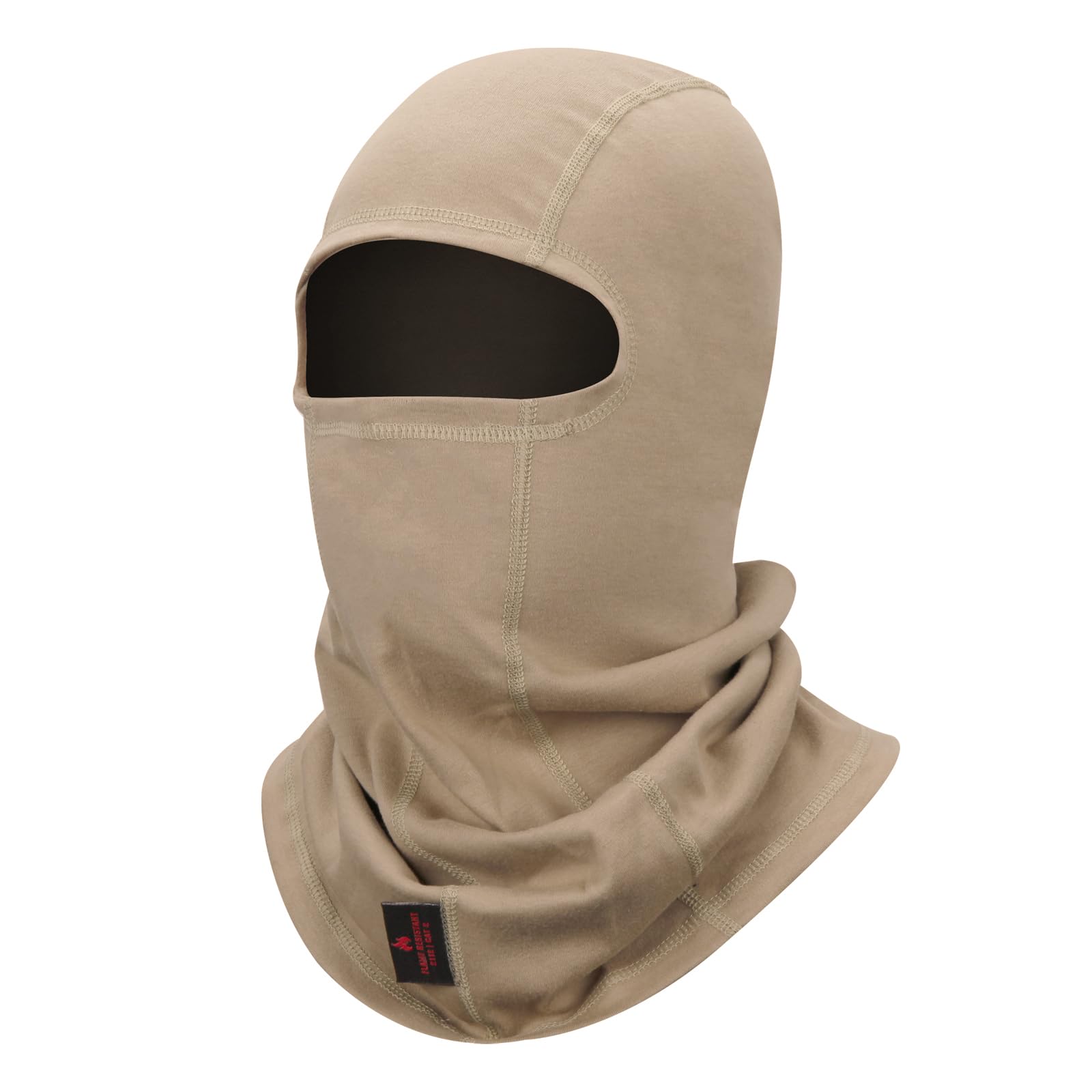 FR Face Mask for Men – Fire Resistant Balaclava Welding Head Cover, 100% Cotton Full Face Hood &amp; Neck Protector