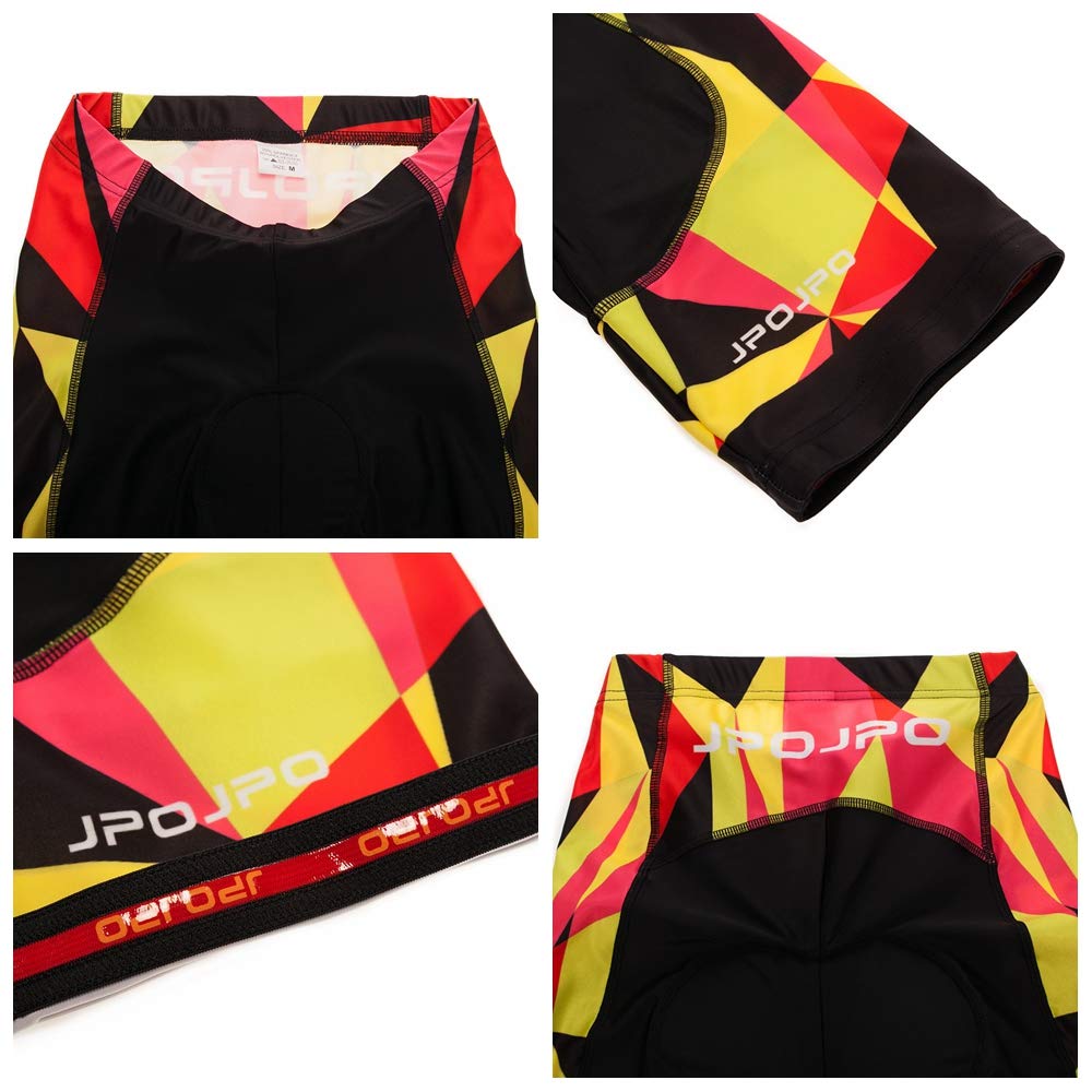 Maglia da ciclismo da donna + pantaloncini imbottiti a maniche corte da ciclismo abbigliamento da bicicletta