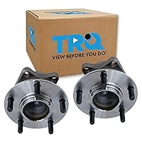 Vista 349 de TRQ Juego de 2 rodamientos de rueda trasera y conjunto de cubo con sensor ABS compatible con Ford Transit Connect 2014-2018