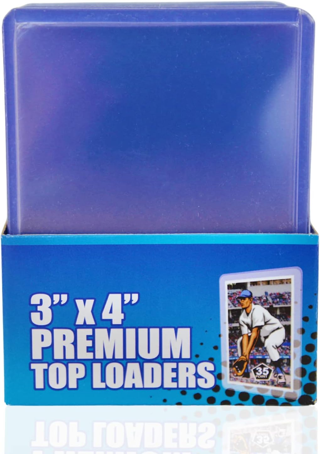 Branded Premium 1000 Count 3X4 Top Loaders New Sealed Case 40/25 Ct Package 35pt