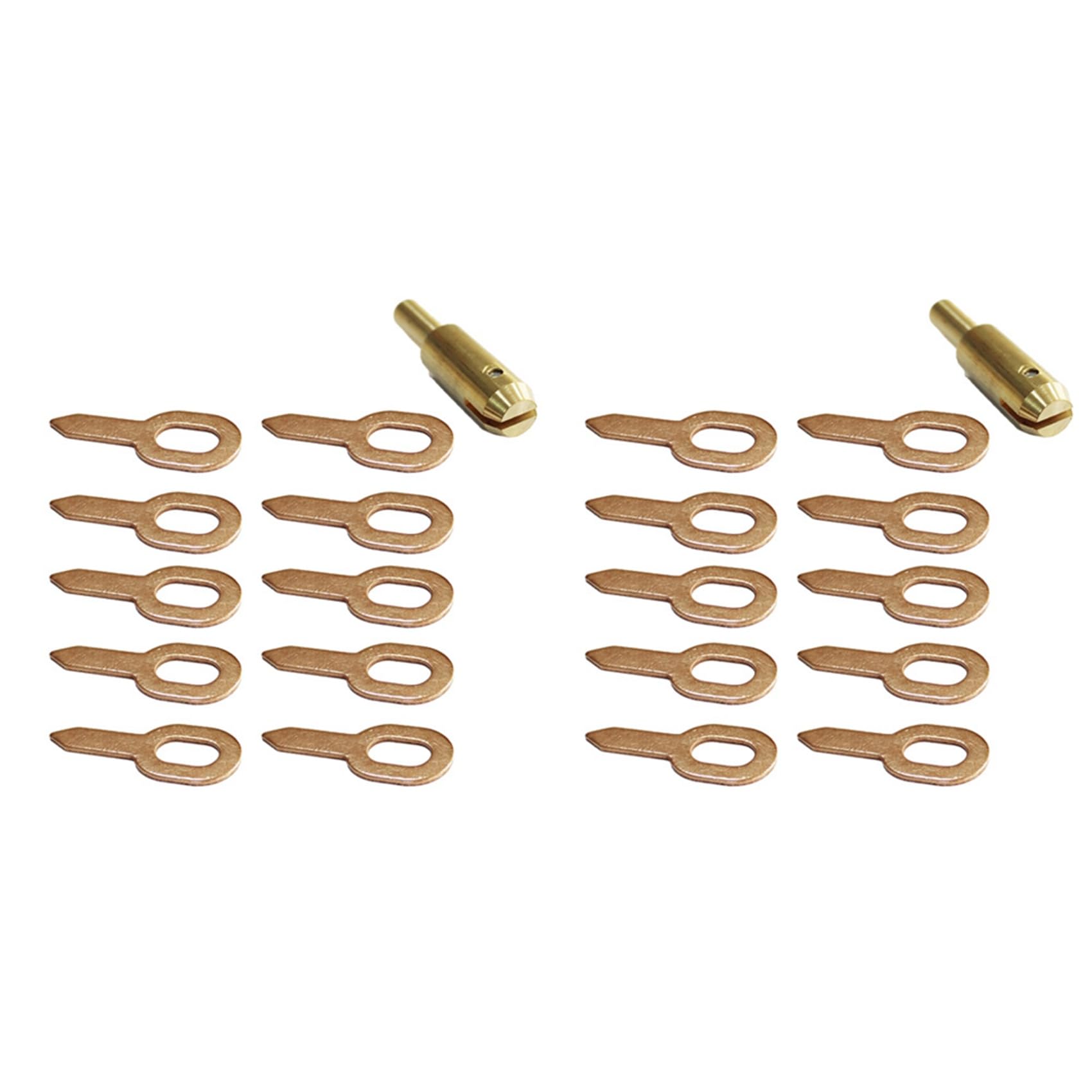 Jnchdghwa Gold 2Set Straight Pull Rings Pads Chuck Stud Welder Spot Welding Kit Slide Hammer Dent Pulling Miracle System