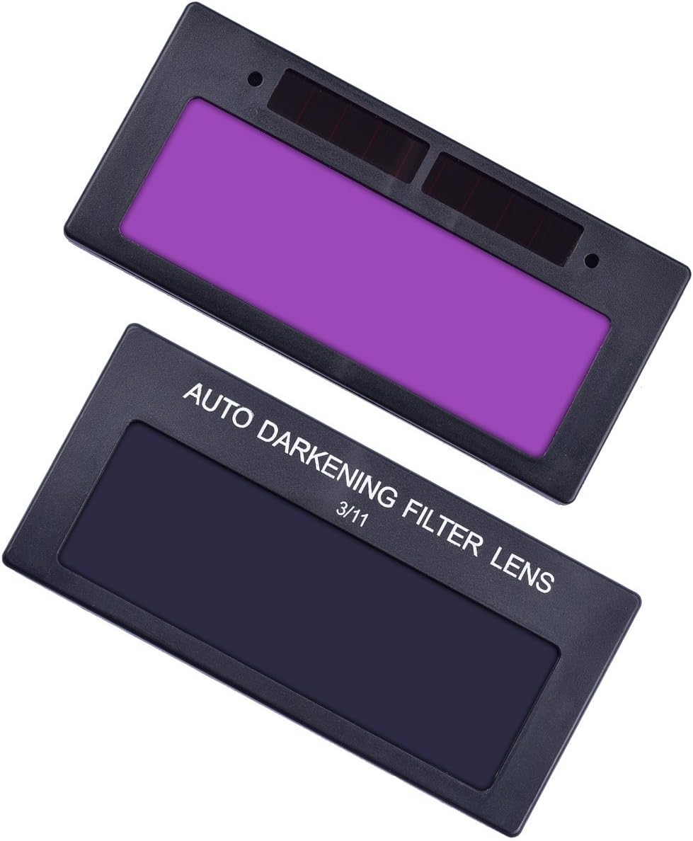 Solar Auto Darkening Welding Filter Lens, Variable Shade Horizontal Filter, Mask Lens Automation Filter Shade Eyes Lens Welding Helmet Lens Filter Helmet Filter Shade