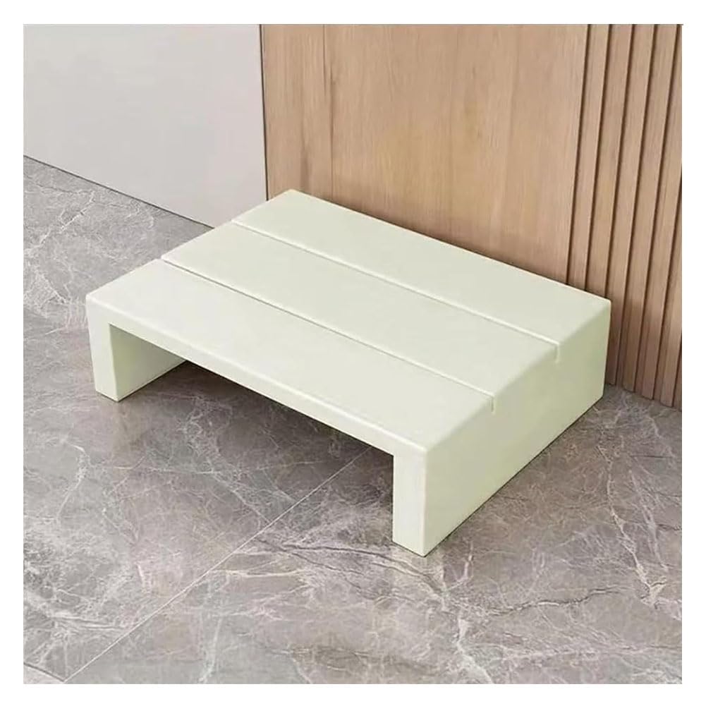 Ghygetrich Step Stool, Foot Stool Footstool Step Stool for Adults Outdoor Step Wooden Step Stool Door Step F 40x30x15cm