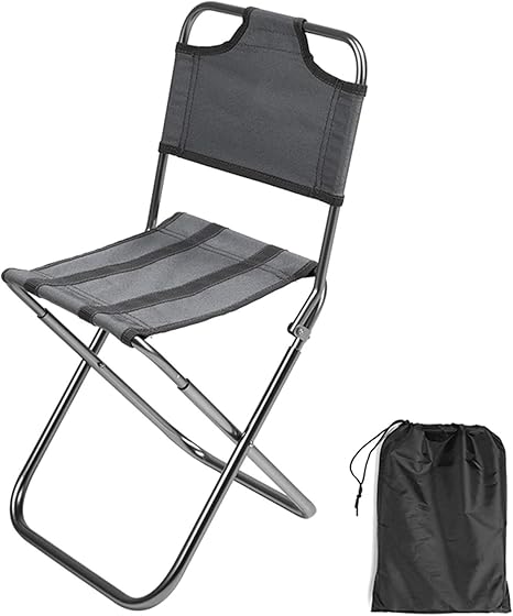 Amazon 折りたたみキャンプスツール 強力なアルミ合金ナイロン迷彩折りたたみ小さいサイズの椅子の軽い屋外釣りチェアキャンプのハイキングチェアのスツール Color Dark Gray 折りたたみチェア オンライン通販