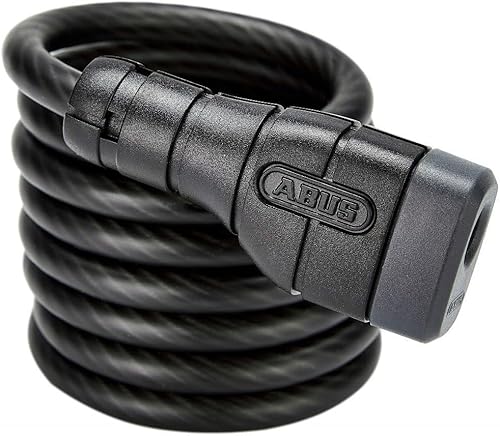 Miniatura 3 de ABUS Cerradura de cable de bobina con llave serie 5, negro, 72.8 in0.394 in