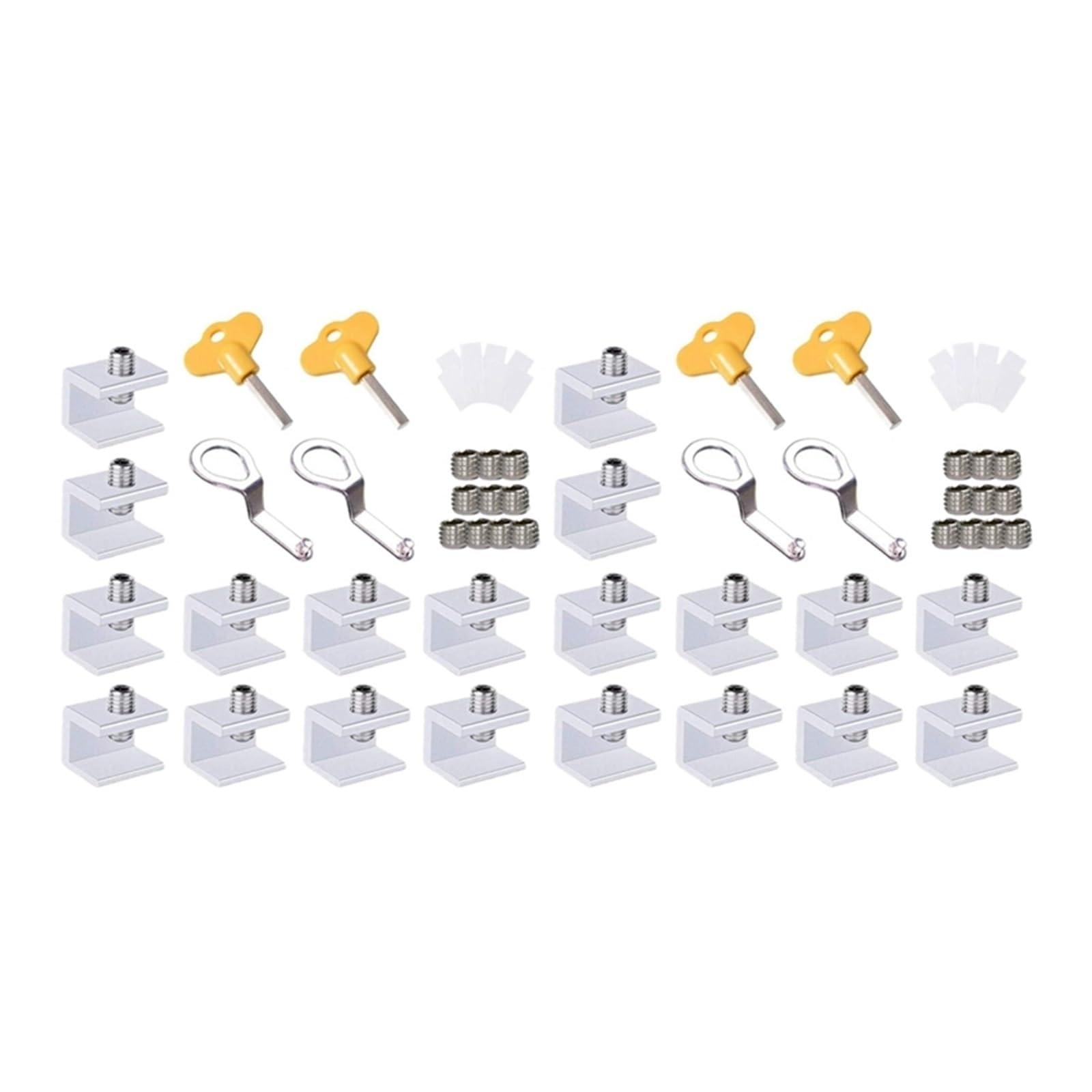 Butée de fenêtre coulissante pour aérer la maison en toute sécurité, pack de 20 verrous