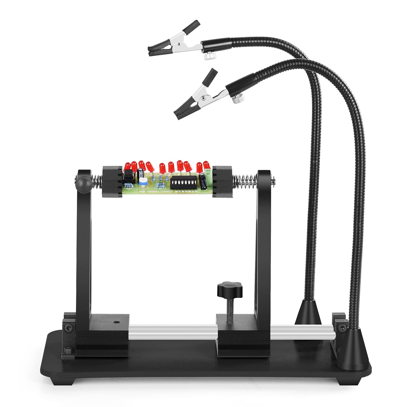 Buy Adjustable Circuit Board Holder with Heavy Duty Base and soldering
