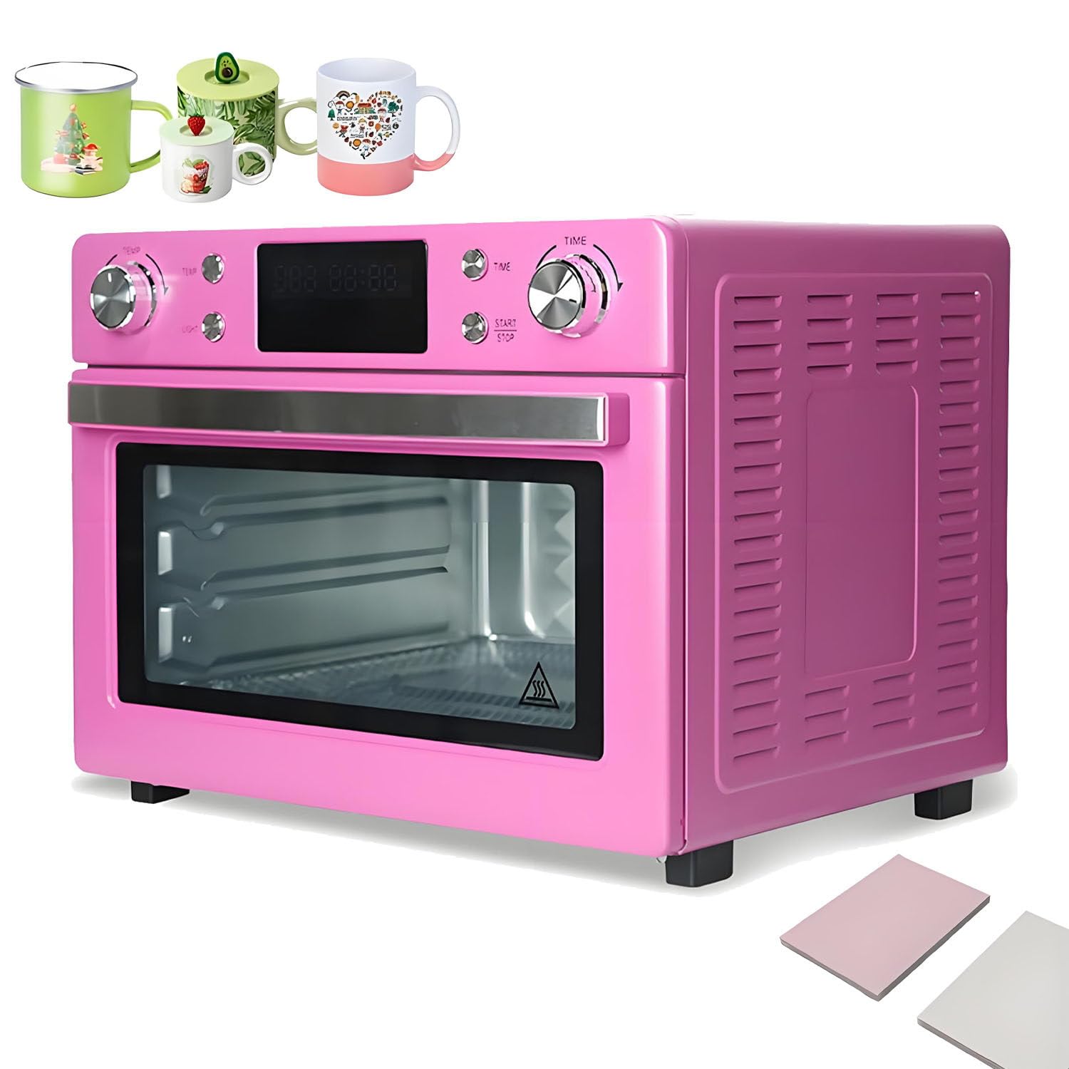 GLBMXDD Sublimation Oven Machine with Digital Display, Intuitive Operation,Convection Oven for Sublimation Blanks Tumblers Mugs Cups Water Bottles Bulk Transfer 30L