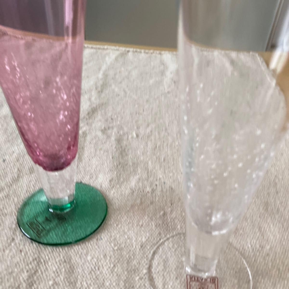 陶芸家 小野珀子 金襴手 酒盃 馬上杯 高脚杯 ぐい呑 酒器 共箱 九谷焼