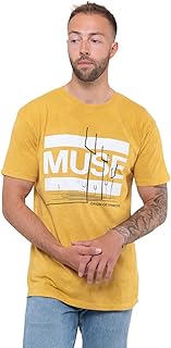 Camiseta oficial de Origin of Symmetry Nue para hombre, color naranja y amarillo