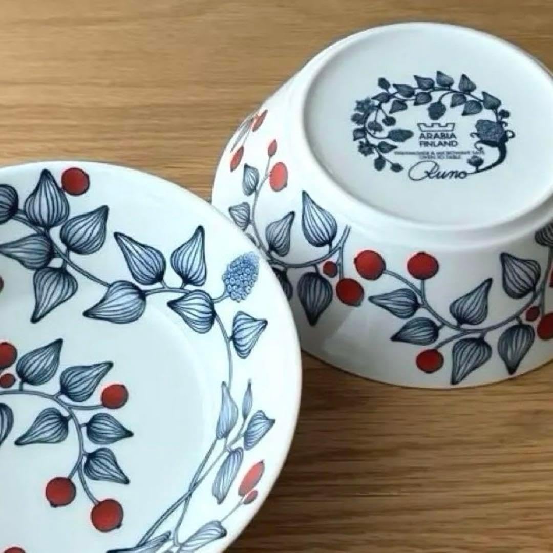 旧ロゴ アラビア ルノ フロストベリー 17㎝ボウル 2点セット 旧ロゴ ルノ フロストベリー 17㎝ボウル 2点セット 新品