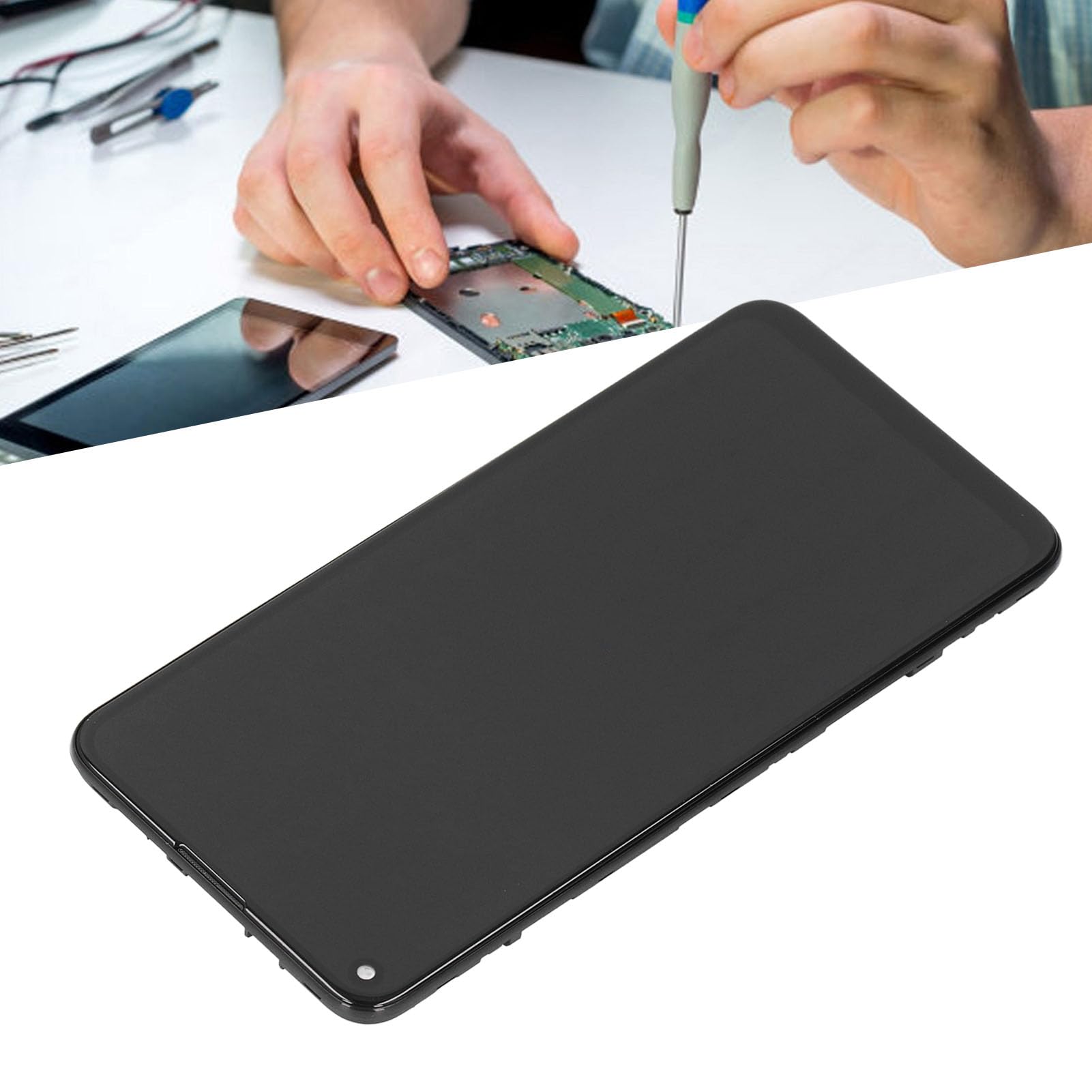 Cuifati Kit de Remplacement D'écran 4A 5G, écran de Téléphone TFT, écran de Remplacement pour 4A 5G, Assemblage pour Une Réparation Facile, Remplacement, Version Européenne