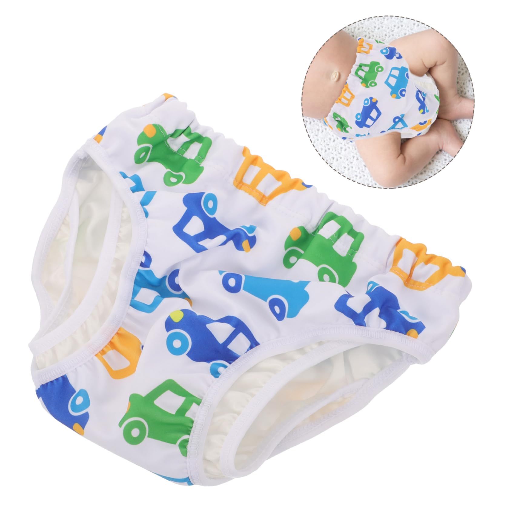 GALPADA 4piezas Pañal De Natación Reutilizable Para Bebés Bañador Diseño Divertido y Playa Piscina