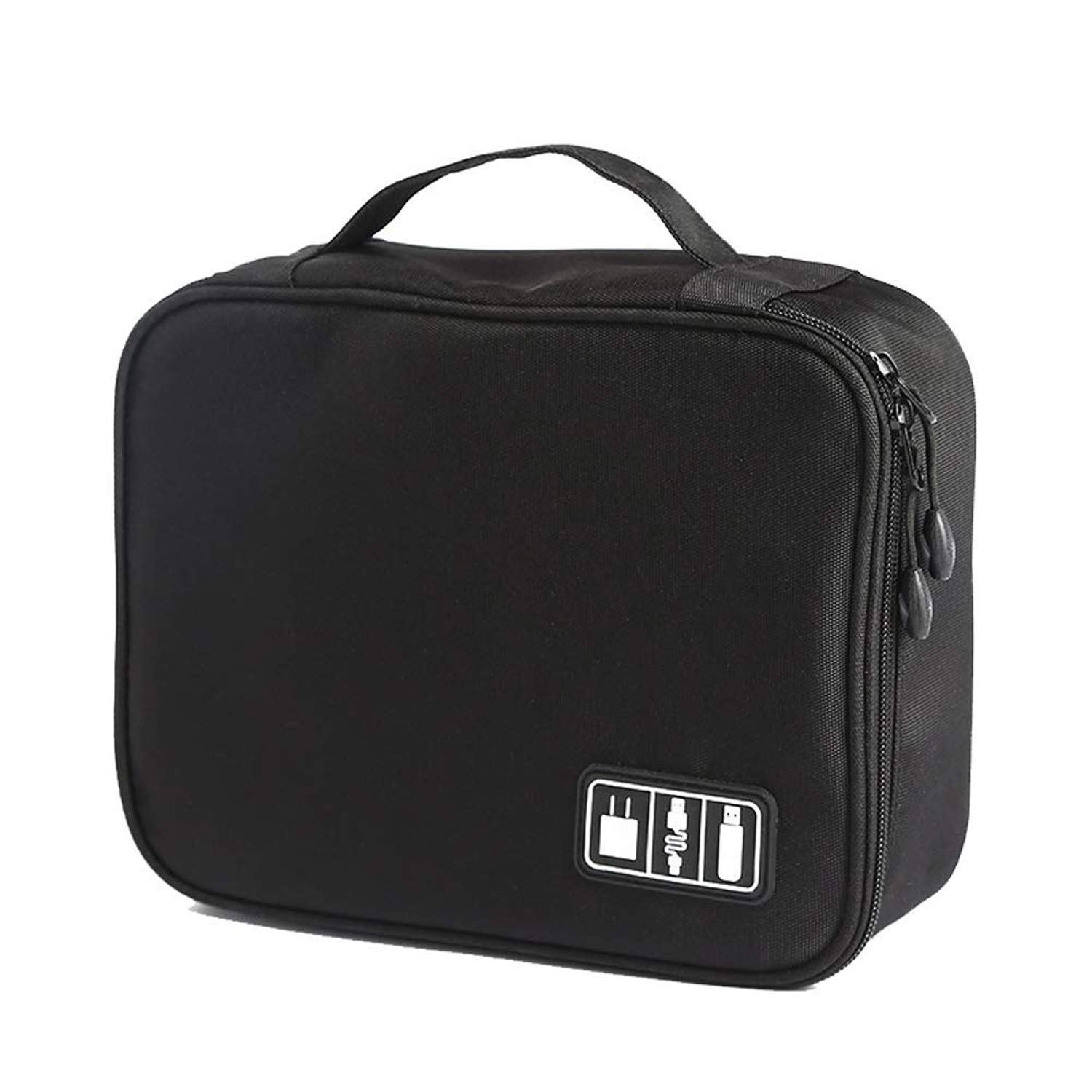 Pravyta Electronics Accessories Organizer Bag, Universal Carry Travel Gadget Bag for Cables, Plug and More, Perfect Size Fits for Pad Phone Charger Hard Disk (B08P7WH285) Amazon Price History, Amazon Price Tracker