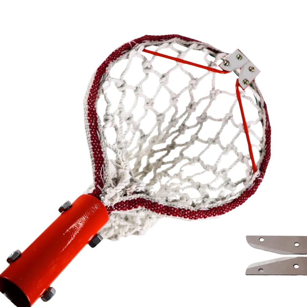 Vinka Lightweight Mango Harvester Picker | Mango Plucker | Metal Frame Cotton Net | No Plastic or Nylon Contamination | Capacity 4-5 Kg | 2 Sharp Replaceable Blades | Pole Seperate-image-29