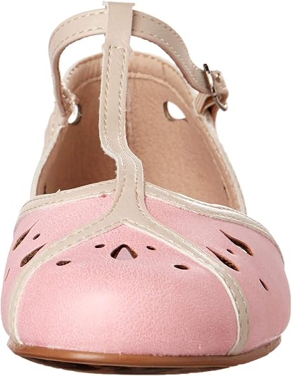 Bettie Page Women's Pinup, Retro, Vintage Mary Jane Flat, Mint