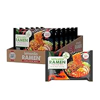 Vista 1 de Lemonilo Ramen - Fire Chow Mein - Ramen instantáneo saludable - Hecho con ingredientes totalmente naturales - Kit de comida rápida (2.99 onzas)