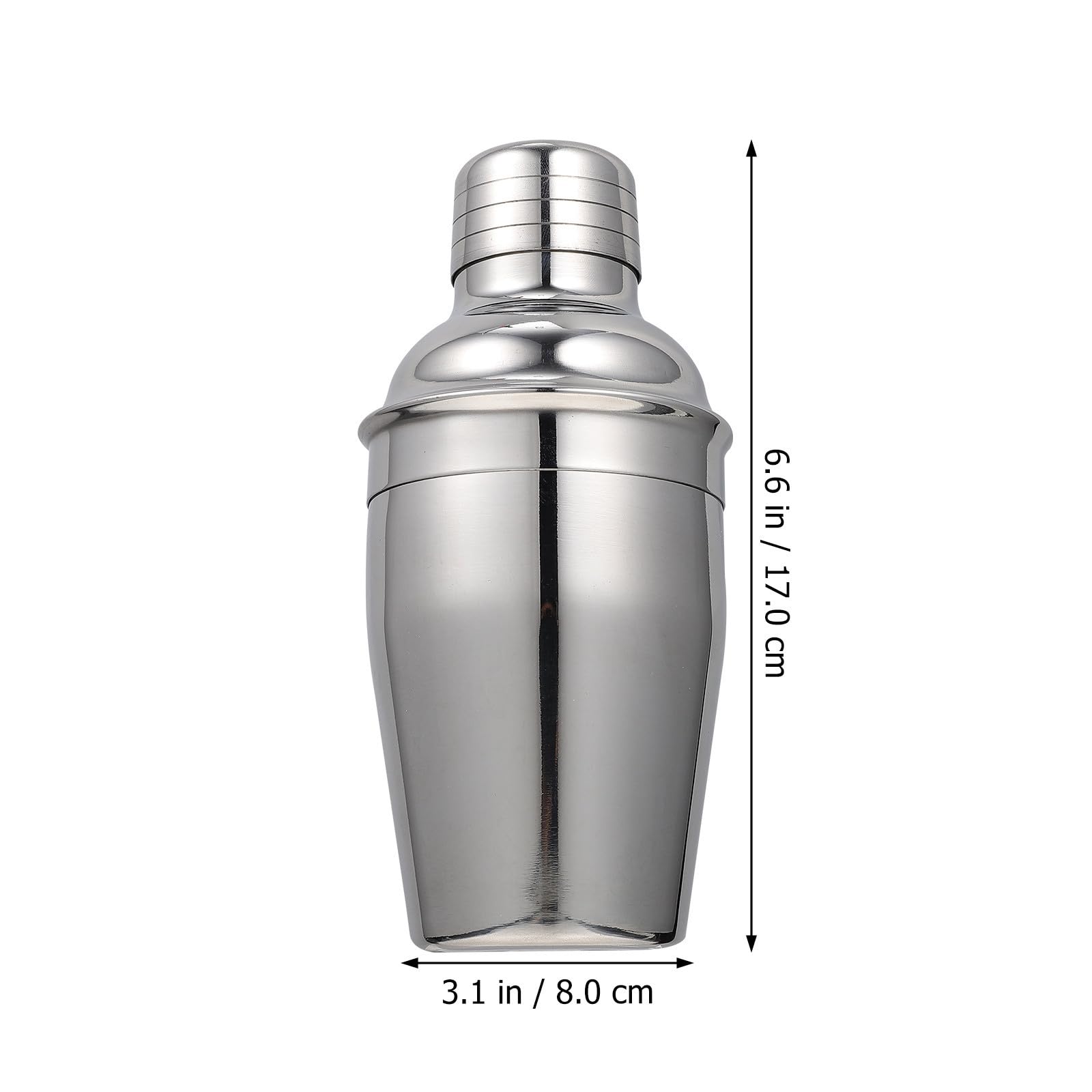 HEMOTON Ensemble Professionnel de 12 Pièces pour Shaker à Cocktails en Acier Inoxydable, Portable Bar ou Maison