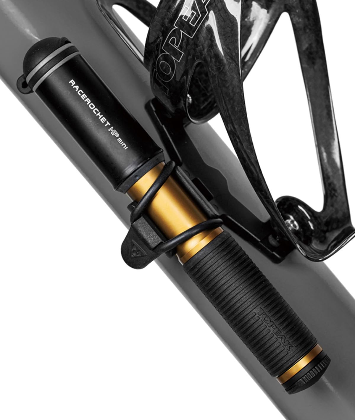 Topeak Minipompa Race Rocket HP Mini, Oro