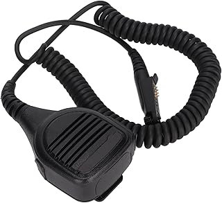 01 02 015 Remote Speaker Mic, ABS Noise Reduction Handheld Shoulder Microphone Heavy Duty Ergonomic for Estalky R887 for F22+ for Ruggeer B8000