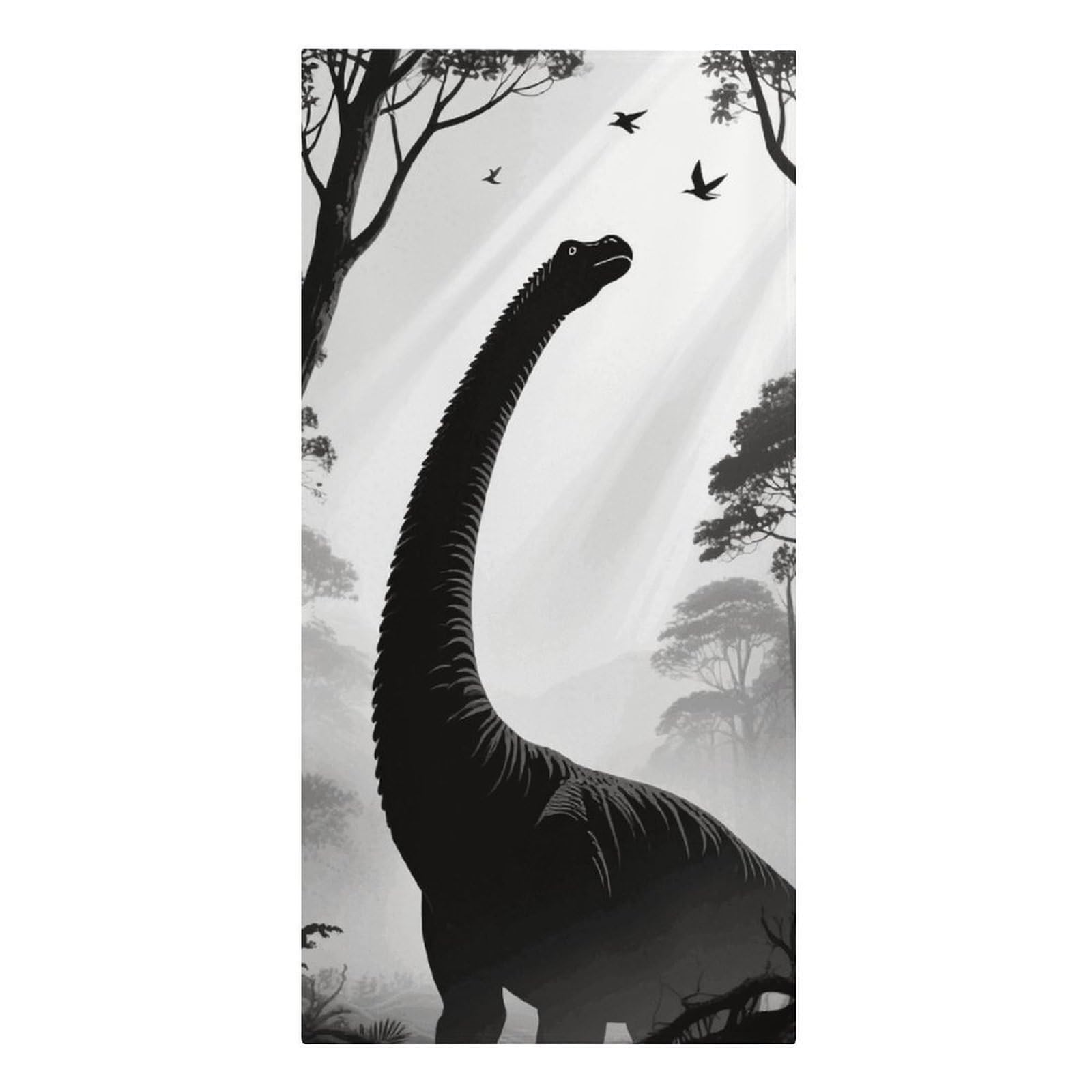 asbwuo Dinosaur Beach Towels Extra Large Quick Dry Absorbent