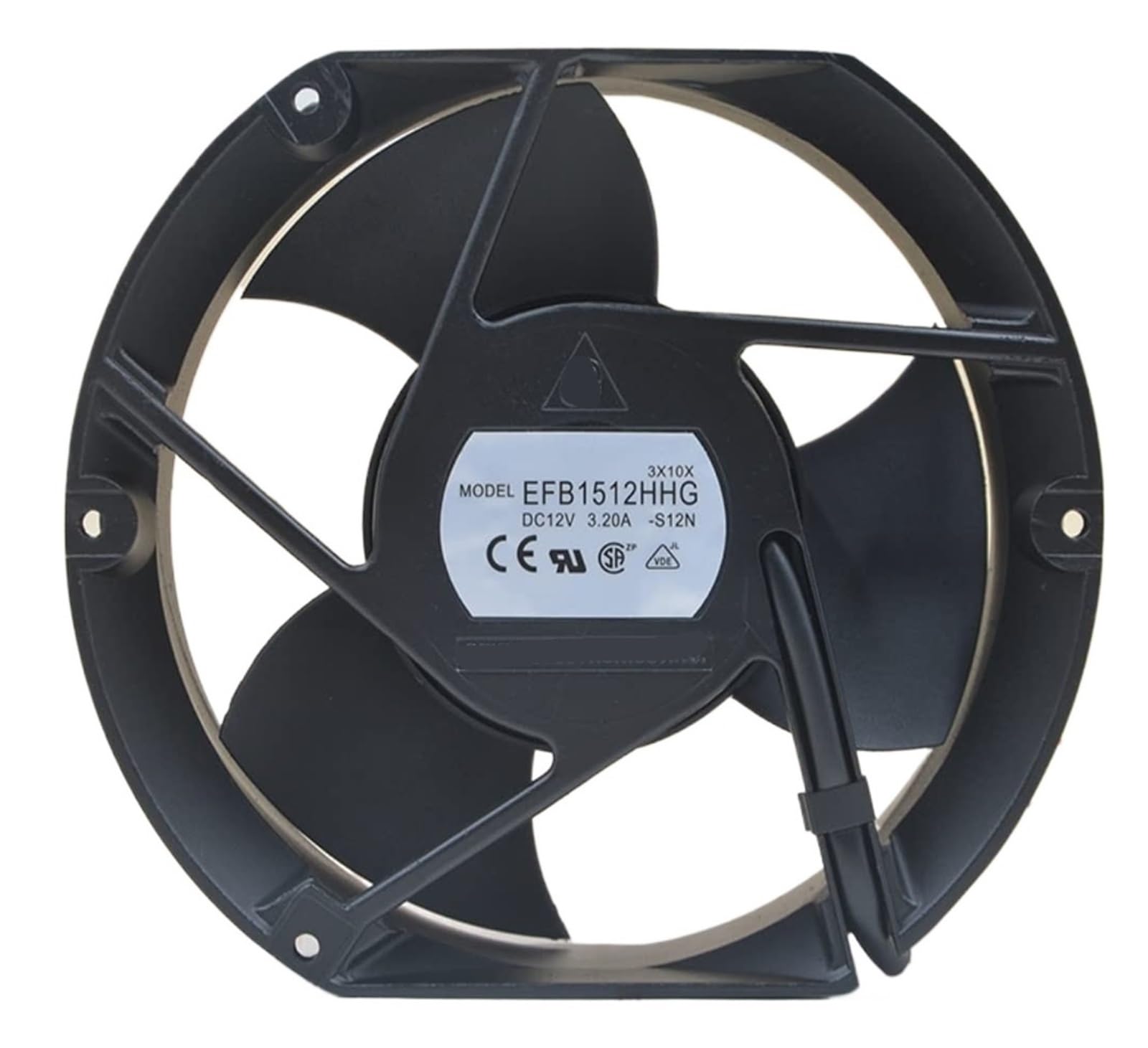 EFB1512HHG S12N DC 12V 3.20A 3-Wire 17251 17cm 172*150*51mm Cooling Fan