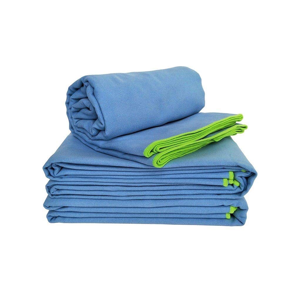 Asciugamano da Palestra 75x135cm Bagno Sportivo Spiaggia Tessuti in Microfibra Coperta Escursionismo Campeggio Nuoto Viaggio Fluffy (Color : Navy Blue, Size : 80x160cm)