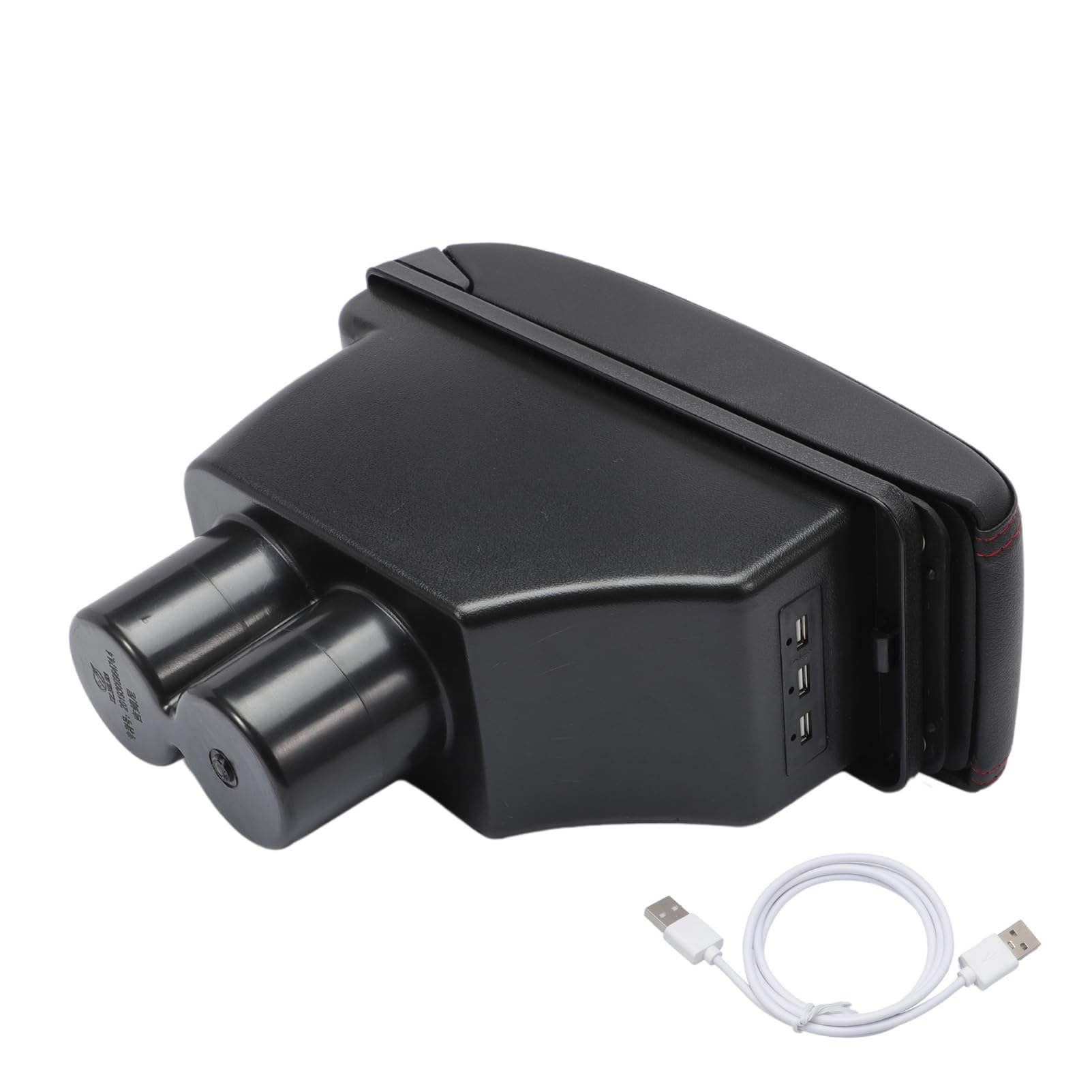 Bracciolo per Suzuki Jimny 2007-2018 JB23 JB33 JB43 JB64 JB74 Bracciolo Centrale per Console Centrale con Vano Portaoggetti Scatola per Braccioli con 3 Porte di Ricarica USB