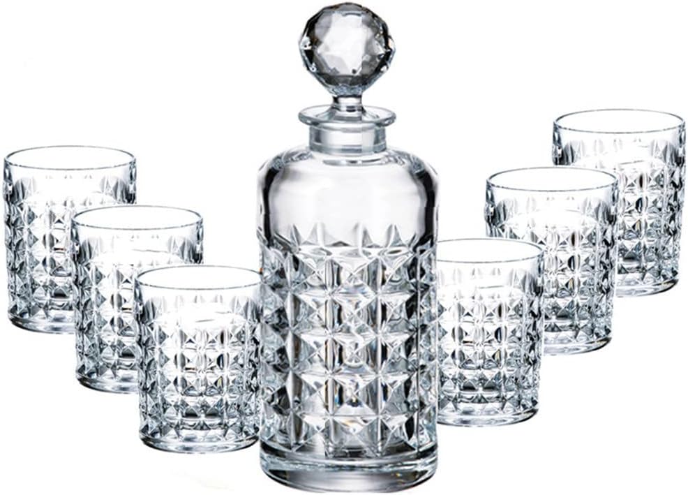 Crystal Glass Whisky Bottle Foreign Wine Glass Set Household Wine Set Spirit Glass