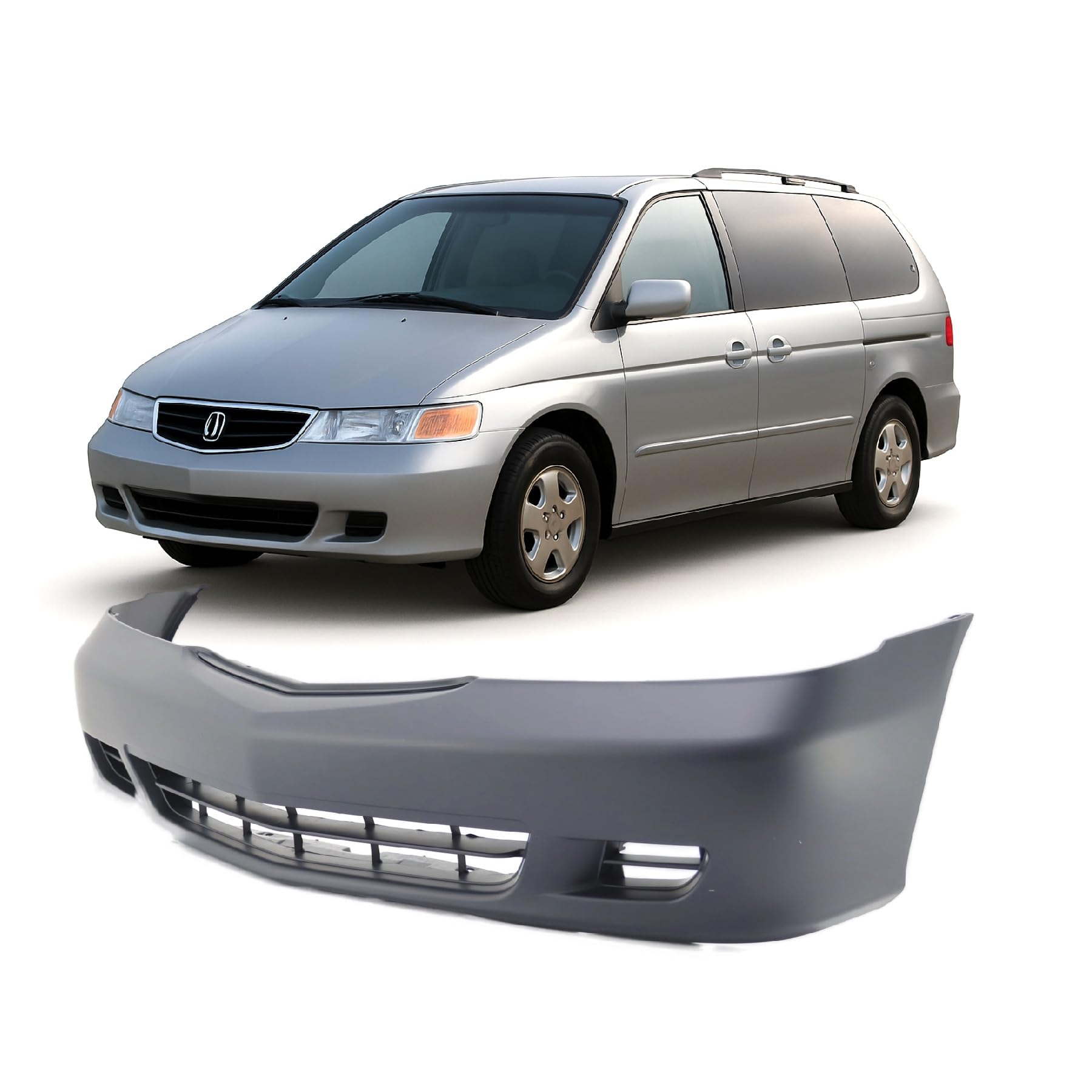 FitParts Compatible with Honda Odyssey 1999–2004 Front Bumper Cover