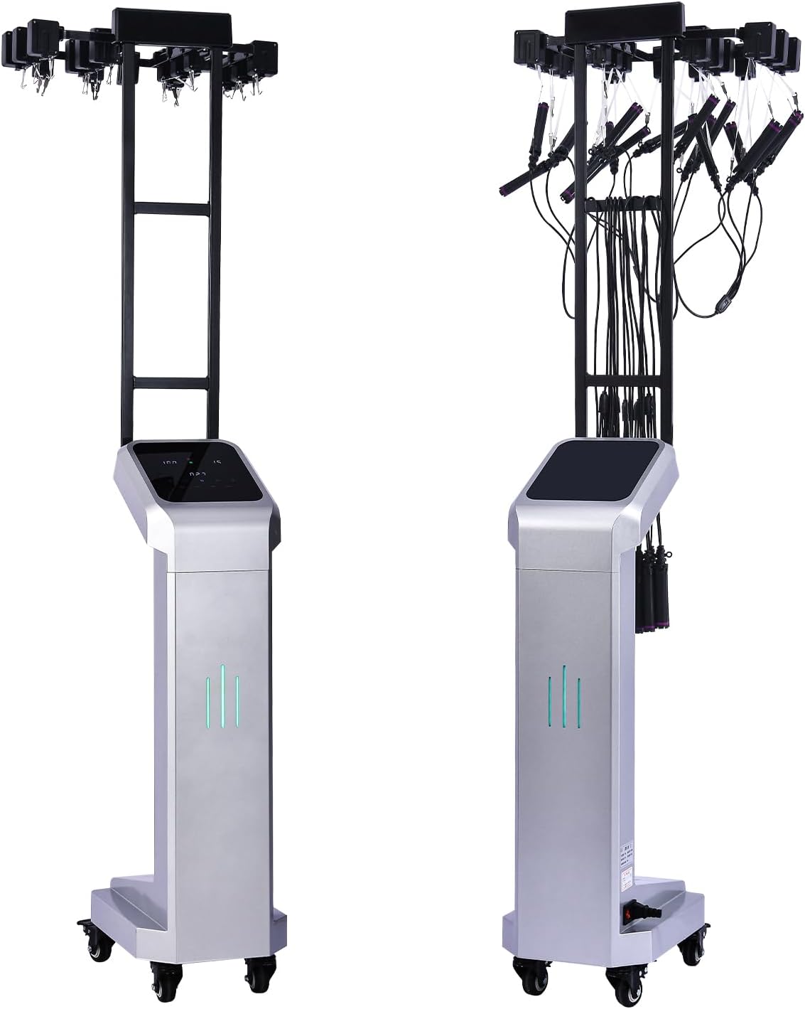 Digital Hair Perm Machine Hair Curler, Roller with Cable Box, Salon Equipment Ceramic Styling Stand Device Used to Create Different Waves Hair Roller with LCD Display
