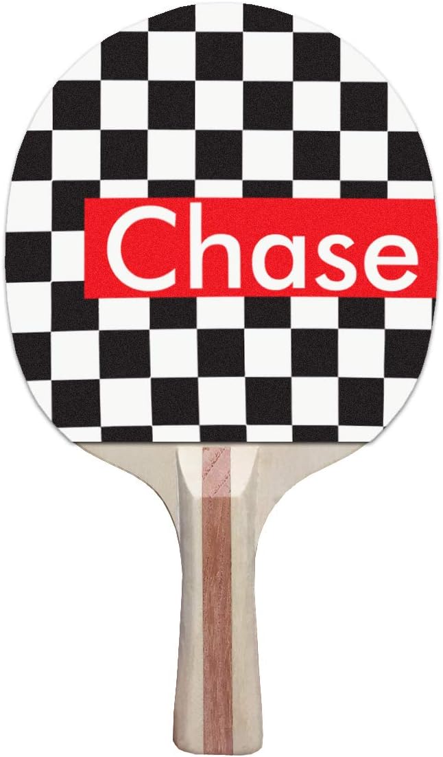 Infusion Custom Colorful Design Ping Pong Paddle, Premium 5 Ply Direct Imprint Personalization on Table Tennis Racket