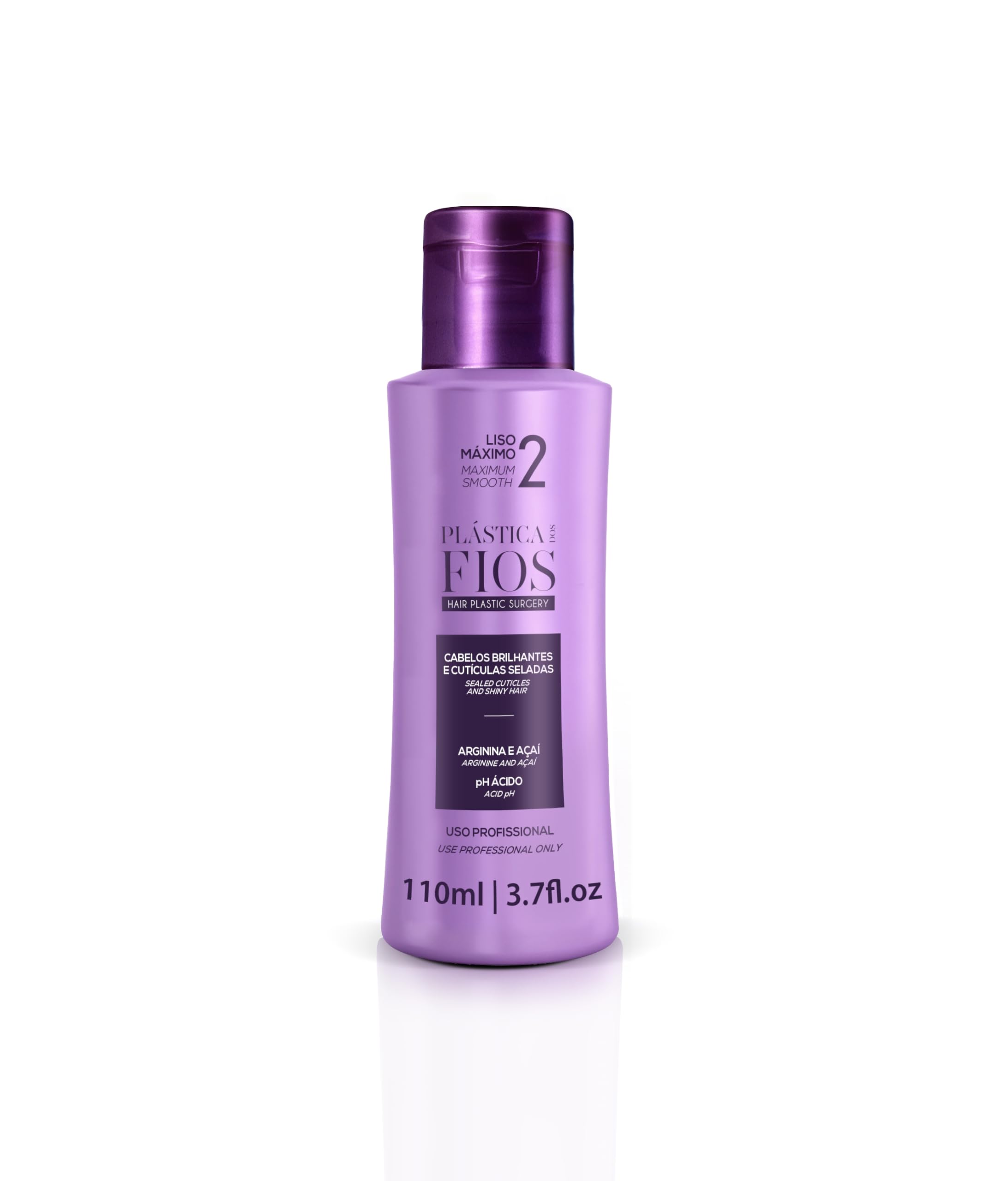 Plastica Dos Fios Brazilian Keratin Treatment Complex - Hair Plastic Surgery, 110ml 3.7oz, Anti-Frizz, Straightening Control, Queratina Brasileña Keratina Para Alisar el Pelo Sin Formol