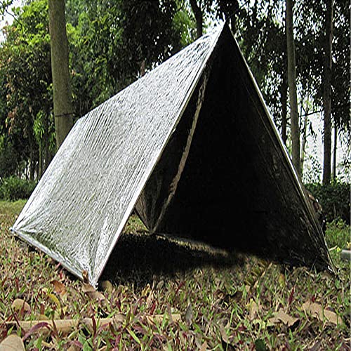Crisonky Emergency Mylar Thermal Blankets, Designed For Outdoors, Survival Reflective Thermal First Aid Foil Blanket #TOP3