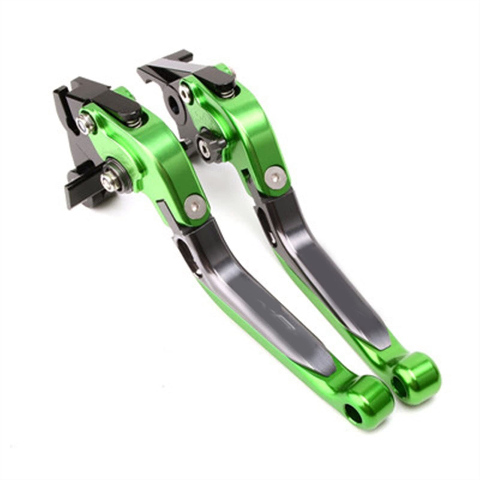 Levier de frein pour Kawasaki ZX6R 636 en alu CNC haute performance couleur vert et titane