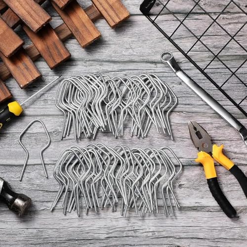 Clips de clôture robustes en acier galvanisé pour une structure extérieure durable - 3