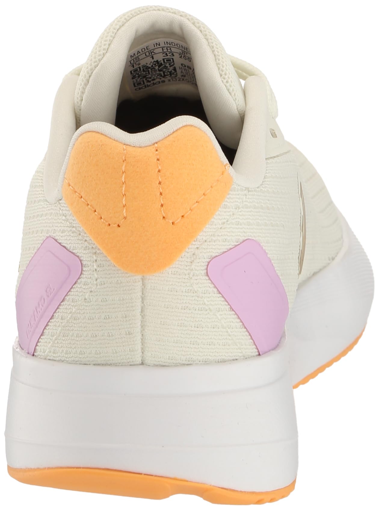 adidas Trampki dziecięce Duramo Sl unisex, biało-różowe, 37 EU, Kość słoniowa, złoto, metaliczny zamglony pomarańczowy, 11 UK Child