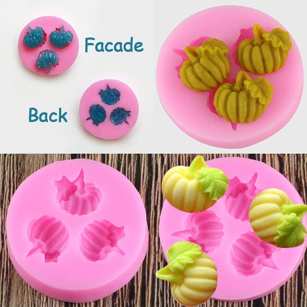 Silikon Backformen Herbst - Kürbis Und Ahornblatt Motive