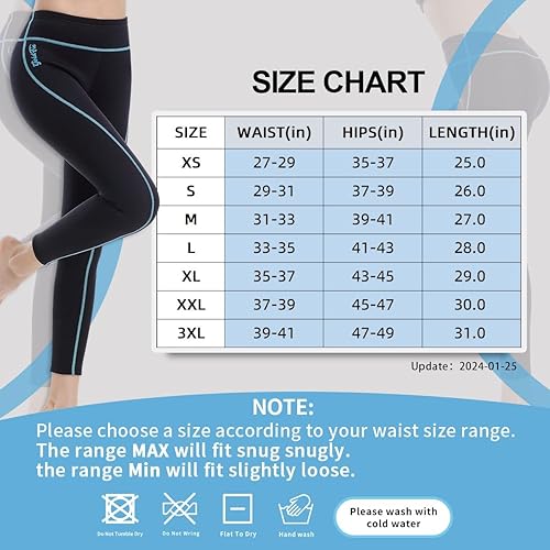Miniatura 2 de GoldFin Pantalones de neopreno para mujer, pantalones de neopreno de 0.079 pulgadas que mantienen el calor para aeróbicos acuáticos, buceo, surf,