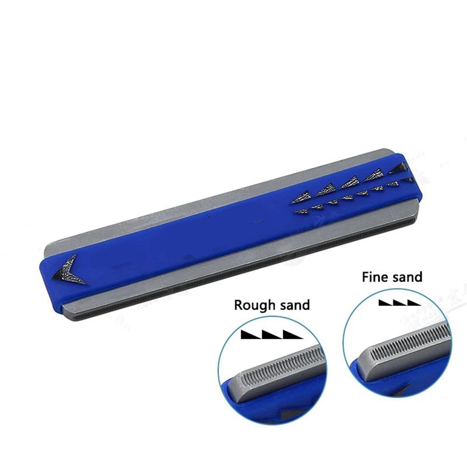 Juego Herramientas Ajuste Guitarra Diapasón De Guitarra Eléctrica Bloque Lima Corona Herramienta Aplanamiento Curvada Hacia Arriba Perforada Doble Cara(2R)
