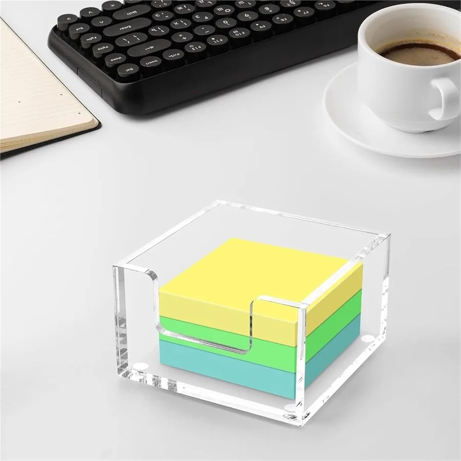 Sticky Note Holder Sticky Note Holder Clear Acrylic Memo 3.9 x . 2. for Desk Organization Office Home Post Pop Dispenser