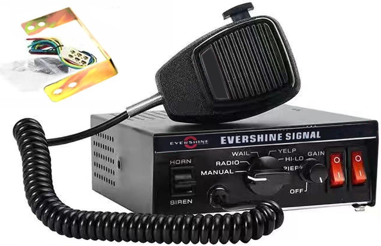 12V 100W Police Siren PA System Kit with Heavy Duty Burundi Ubuy