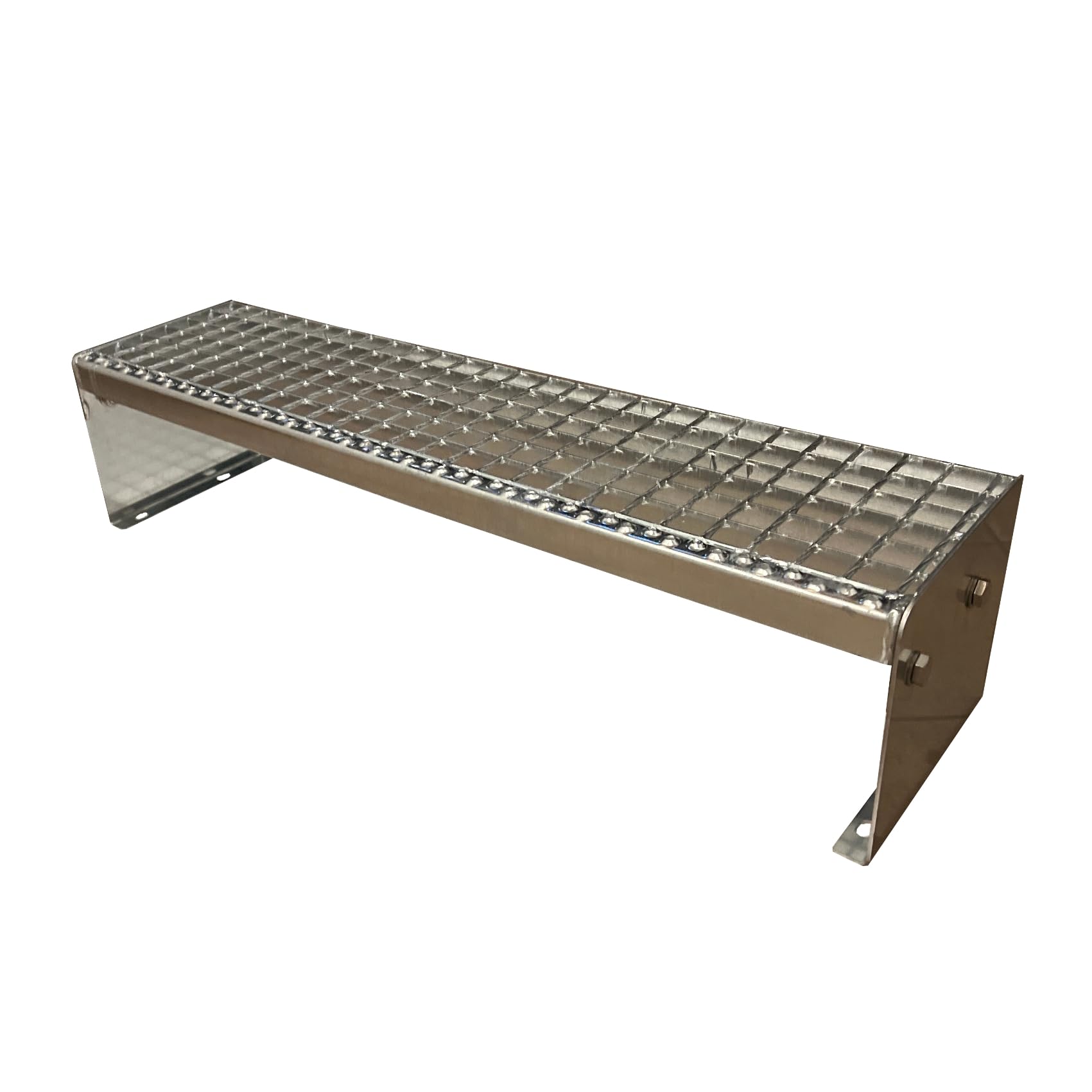 Scala in acciaio di alta qualità, completamente zincata/1 gradino (larghezza 600 mm) (altezza 20 cm), resistente alle intemperie