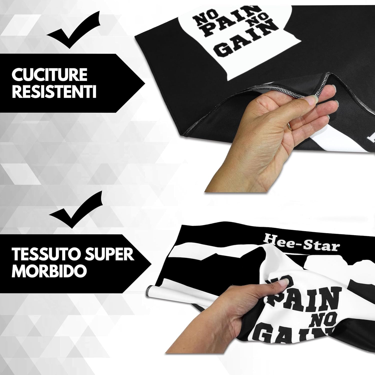 Asciugamano Palestra Uomo - Telo Palestra in Microfibra Sottile e Leggero - Ideale su Panca e Attrezzi per Fitness e Sala Pesi - Gym Towel (Microfibra 200 Gsm)