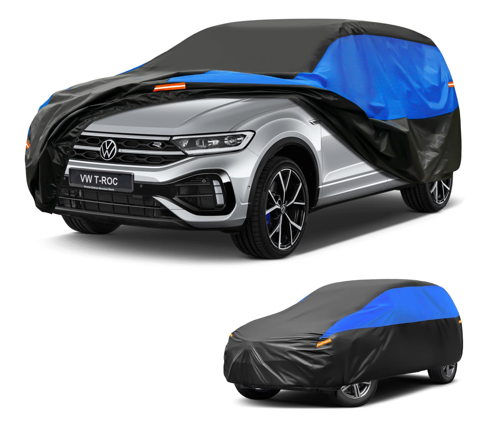 GUNHYI Autoabdeckung Winter Vollgarage Auto Abdeckplane Staubdicht Wasserdicht Autohülle Autoplane Car Cover