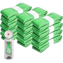 Nappy Bin Refill, TGKYK 12Pcs Nappy Bin Refills, Holds up to 280 Nappies Nappy Bins Bags Refill, Nappy Bins Liners with Angelcare Tommee Tippee Munchkin Genie Refills Cassettes Green